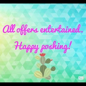 Offers entertained! Happy Poshing!
